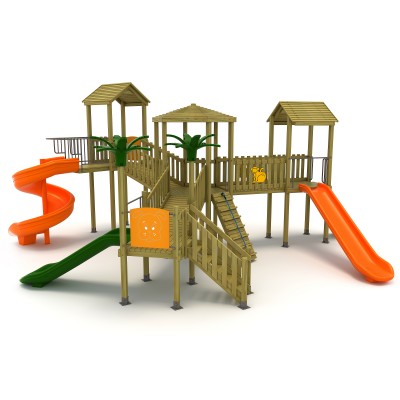 19 A Standard Wooden Playground